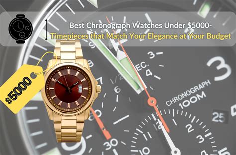 chronograph watch under 5000